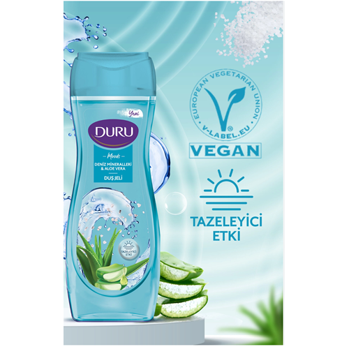 DURU MOODS DENİZ MİNERALLER & ALOE VERA DUŞ JELİ 450 ML