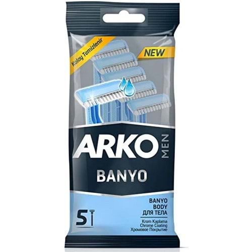 ARKO NEM BANYO 5Lİ TIRAŞ BIÇAĞI