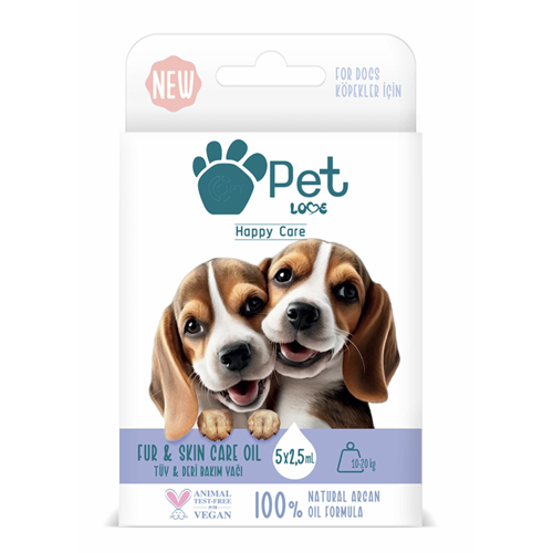 PETLOVE 10-20 KİLO KÖPEK BAKIM YAĞI 2,5 ML