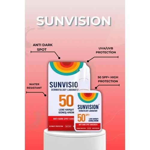 SUNVISION LEKE KARŞITI GÜNEŞ KREMİ 50 ML