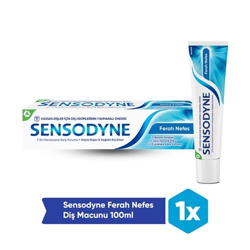 SENSODYNE FERAH NEFES DİŞ MACUNU 100 ML
