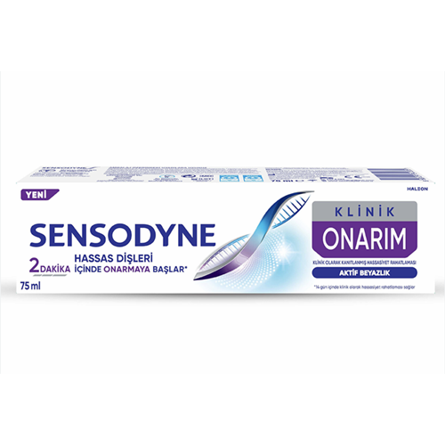 SENSODYNE KLİNİK ONARIM AKTİF BEYAZLIK DİŞ MACUNU 75 ML