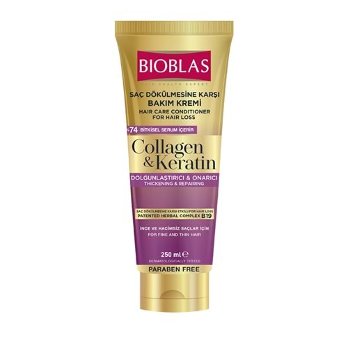 BIOBLAS KOLAJEN KERATİN SAÇ KREMİ 250 ML