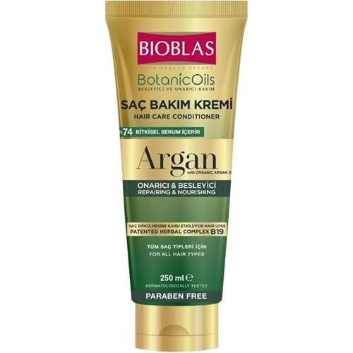 BIOBLAS BOTANIC OILS ARGAN SAÇ KREMİ 250 ML