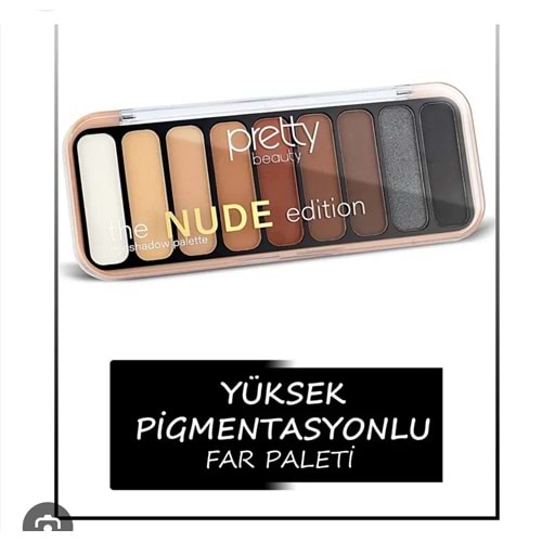 PRETTY PB-189A THE NUDE 9LU FAR PALETİ