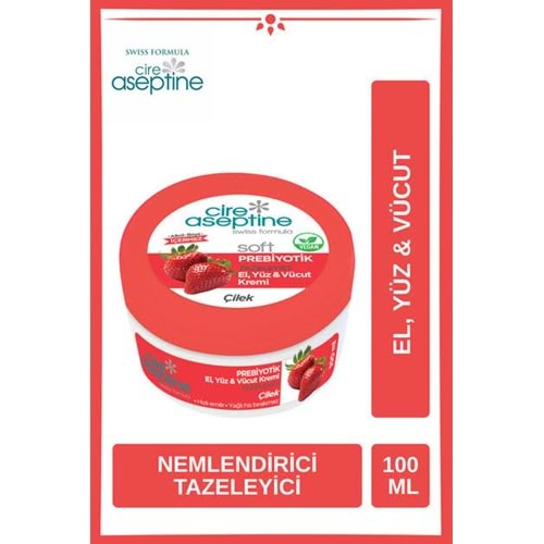 CİRE ASEPTİNE PREBİYOTİK ÇİLEK KREM 100 ML