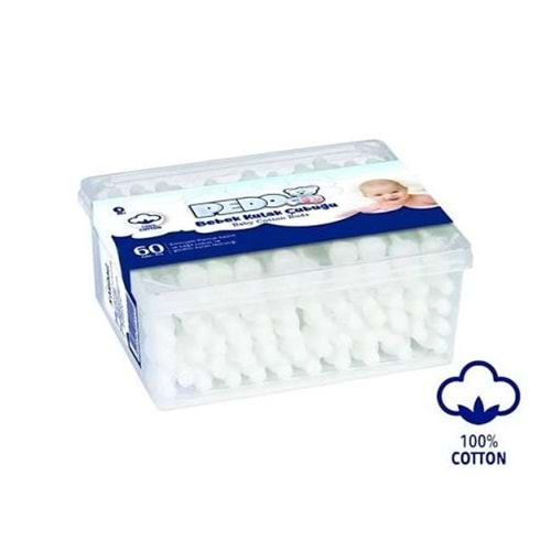 PEDO BEBEK KULAK ÇUBUĞU 60LI