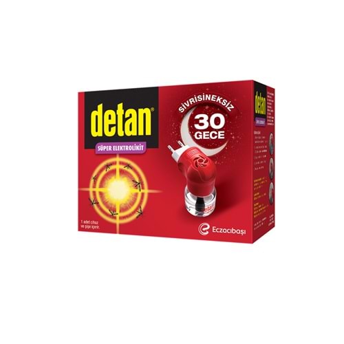 DETAN ELEKTROLİKİT CİHAZ+YEDEK 30 GECE