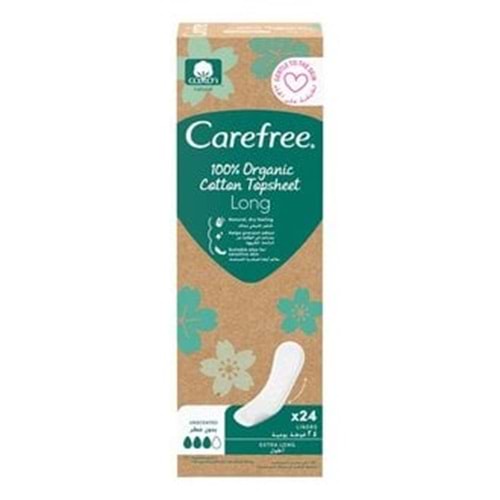 CAREFREE ORGANIC LONG GÜNLÜK PED 24LÜ