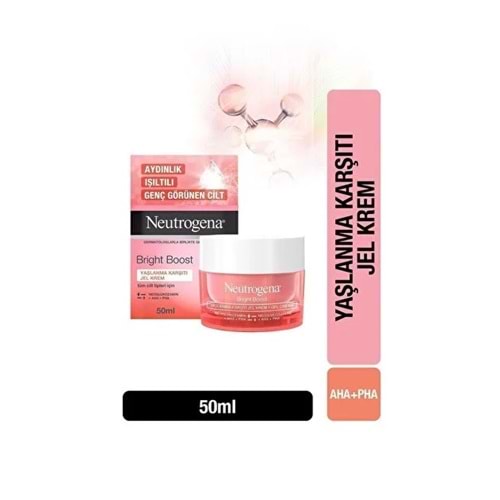 NEUTROGENA BRIGHT BOOST YAŞLANMA KARŞITI JEL KREM 50 ML