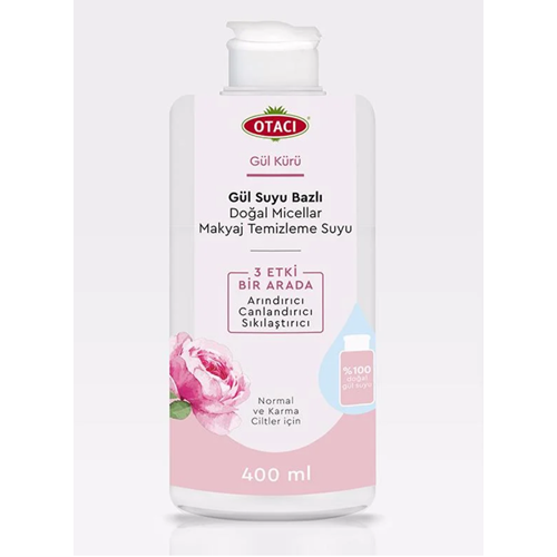 OTACI GÜL KÜRÜ MİCELLAR MAKYAJ TEMİZLEME SUYU 400 ML
