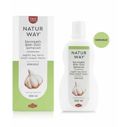 OTACI NATURWAY SARIMSAKLI BİTKİ ÖZLÜ ŞAMPUAN 500 ML