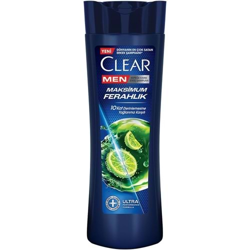 CLEAR MAKSİMUM FERAHLIK MEN ŞAMPUAN 350 ML
