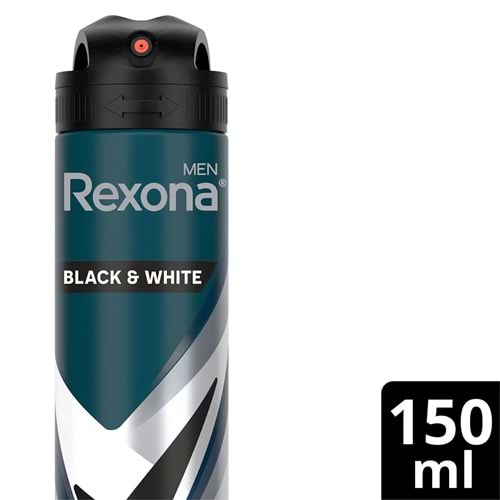 REXONA ÜSTÜN KORUMA INVISIBLE BLACK & WHITE DEODORANT 150 ML