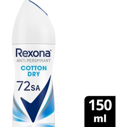 REXONA ÜSTÜN KORUMA COTTON DRY DEODORANT 150 ML