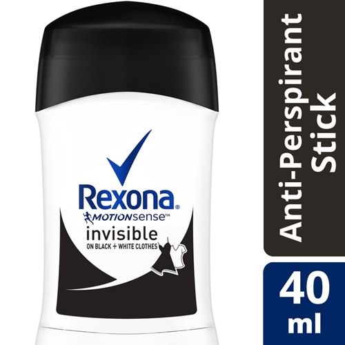 REXONA INVISIBLE BLACK & WHITE STICK DEODORANT 40 ML