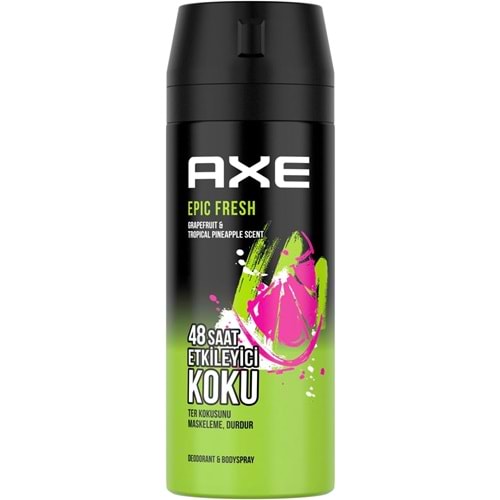 AXE EPIC FRESH DEODORANT & BODY SPRAY 150 ML