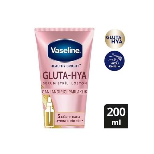 VASELLINE GLUTA-HYA CANLANDIRICI PARLAKLIK LOSYON 200 ML
