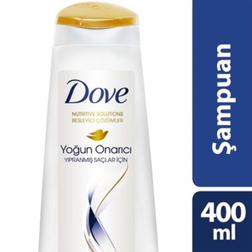 DOVE YOĞUN ONARICI YIPRANMIŞ SAÇLAR İÇİN ŞAMPUAN 400 ML