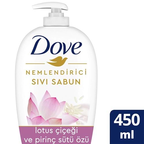 DOVE SIVI SABUN LOTUS ÇİÇEĞİ VE PİRİNÇ SÜTÜ ÖZÜ 450 ML