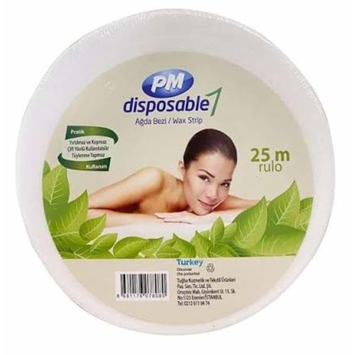 PM DISPOSABLE 25 MT RULO AĞZA BEZİ