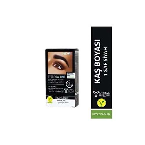 NEVA KAŞ BOYASI 1 SAF SİYAH