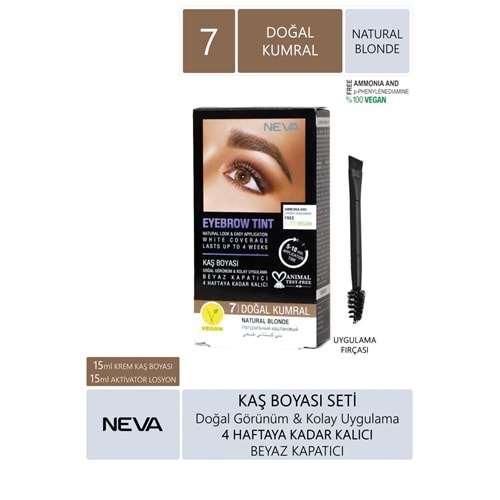 NEVA KAŞ BOYASI 7 DOĞAL KUMRAL