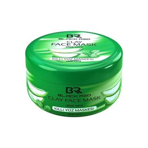 BR CLAY FACE MASK ALOE VERA 400 GR