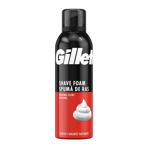 GİLLETTE SHAVE FOAM NORMAL TRAŞ KÖPÜĞÜ 200 ML