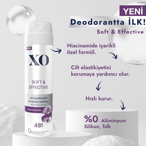 XO SOFT&EFFECTIVE WOMEN DEO