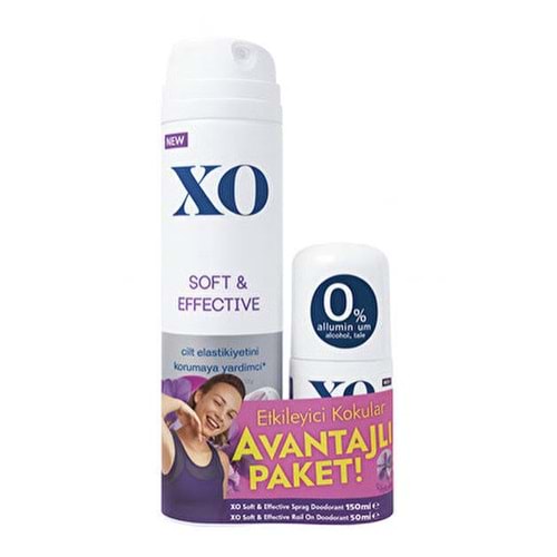 XO DEO&ROLL-ON SOFT & EFFECTIVE WOMEN AVANTAJLI PAKET