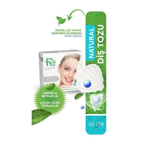 FE NATURAL DİŞ TOZU 50 GR
