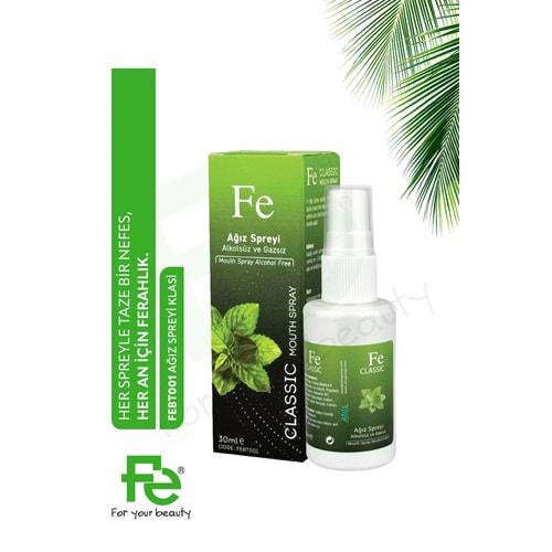 FE CLASSIC ALKOLSÜZ AĞIZ SPREYİ 30 ML