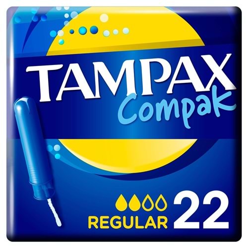 TAMPAX COMPAK REGULAR 22Lİ TAMPON