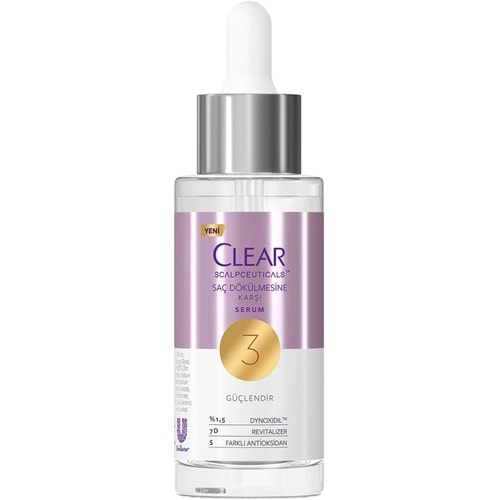 CLEAR SCALPCEUTICALS SAÇ DÖKÜLMESİNE KARŞI SERUM 45 ML