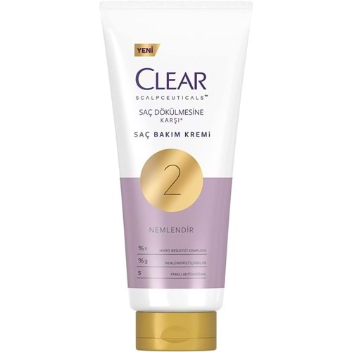 CLEAR SCALPCEUTICALS SAÇ DÖKÜL. KARŞI SAÇ BAK. KREMİ 170 ML