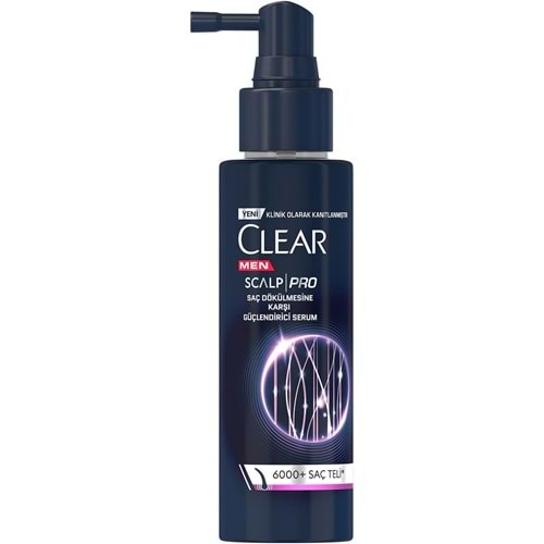 CLEAR MEN SCALPCEUTICALS SAÇ DÖKÜLMESİNE KARŞI SERUM 70 ML