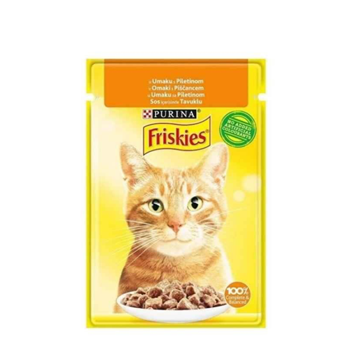 PURINA FRİSKİES JUNIOR TAVUKLU KEDİ YAŞ MAMA 85 GR
