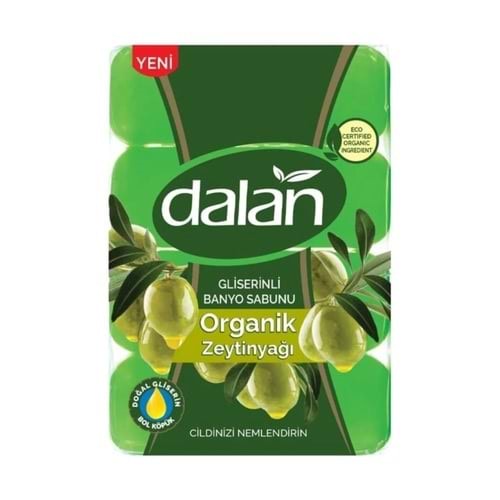 DALAN ORGANİK ZEYTİNYAĞLI DUŞ SABUNU 4x150 GR
