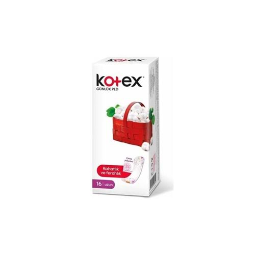 KOTEX FRESH UZUN GÜNLÜK PED 16 LI