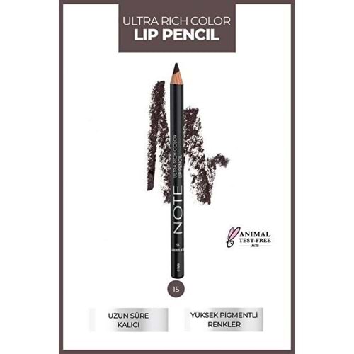 NOTE ULTRA RICH COLOR LIP PENCIL NO 15