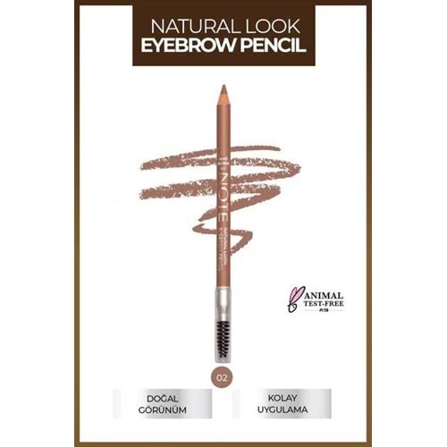 NOTE NATURAL LOOK EYEBROW PENCIL NO 02