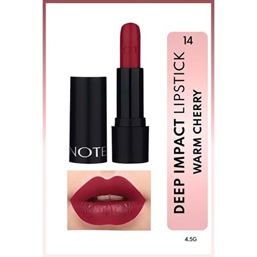 NOTE DEEP IMPACK LIPSTICK NO 14