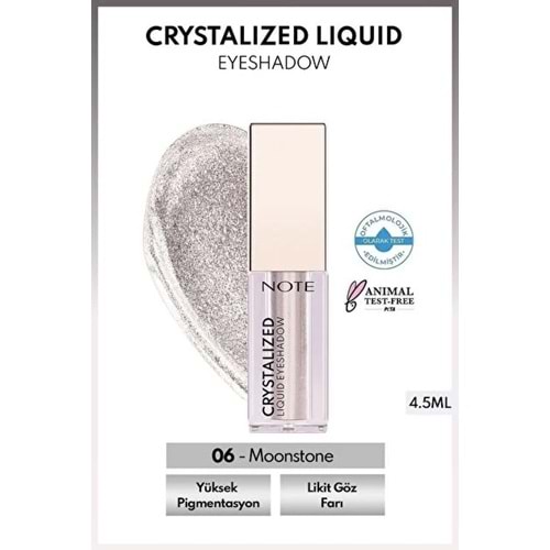 NOTE CRYSTALIZED LIQUID EYESHADOW NO 06