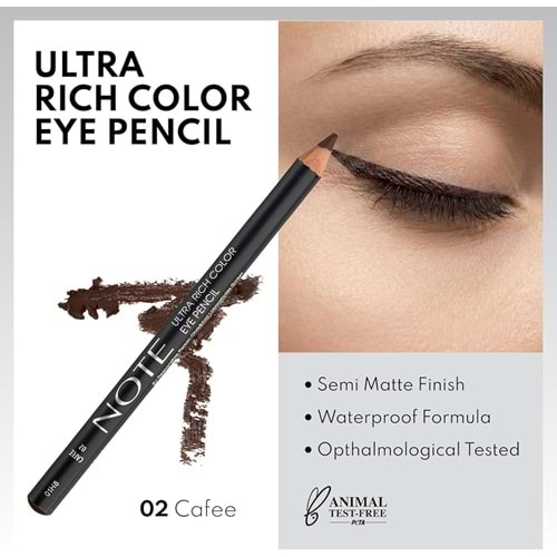 NOTE ULTRA RICH COLOR EYE PENCIL NO 02