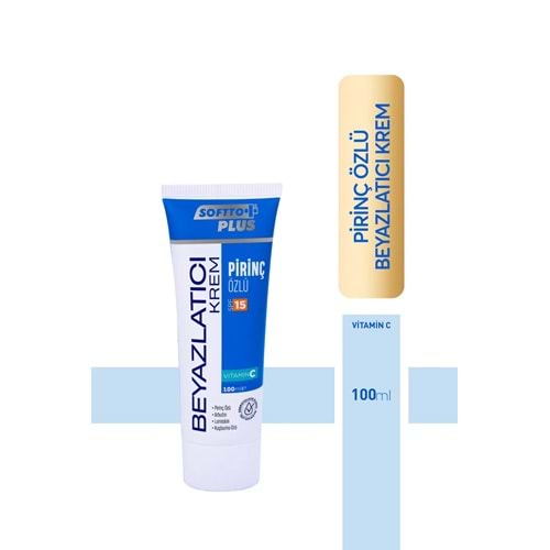 SOFTTO PLUS BEYAZLATICI KREM 100 ML