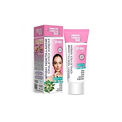 SOFTTO PLUS SİYAH NOKTA & AKNE ÖNLEYİCİ KREM 50 ML