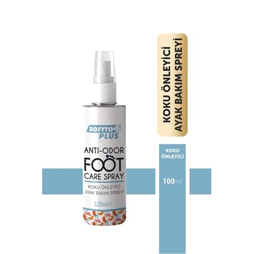 SOFTTO PLUS KOKU ÖNLEYİCİ AYAK BAKIM SPREYİ 100 ML