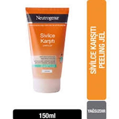 NEUTROGENA SİVİLCE KARŞITI PEELİNG JEL 150 ML