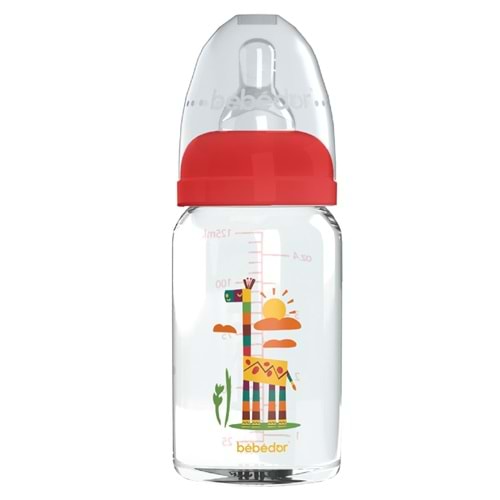 BEBEDOR DAR AĞIZLI CAM BİBERON 125 ML